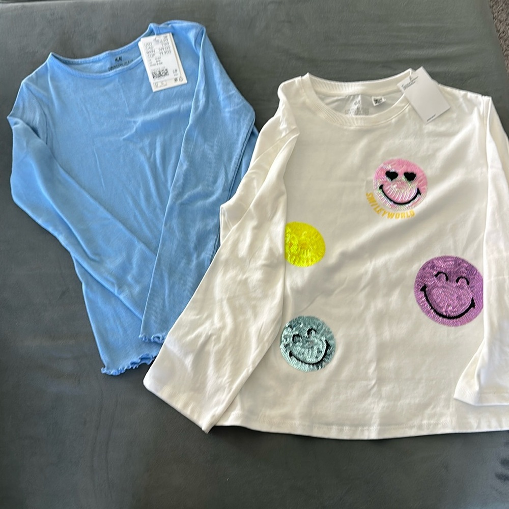Girls Long sleeve H&M shirts